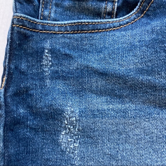 PINK Womens Blue Denim Jean Shorts Size 4 - Picture 4 of 16